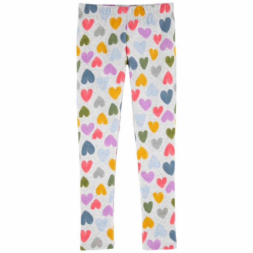 Carter's Girls Toddler Colorful Heart leggings 6m Nwt